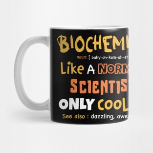 Biochemist definition design / biochemistry student gift / biochemist present Mug